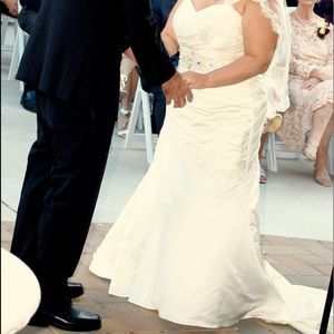 David’s Bridal wedding dress